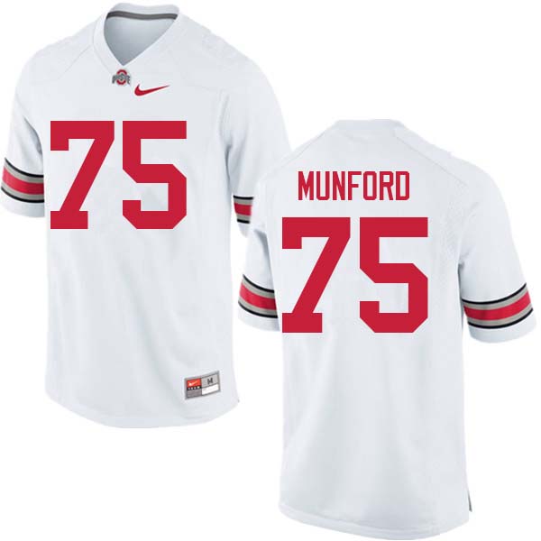 Men #75 Thayer Munford Ohio State Buckeyes College Football Jerseys Sale-White